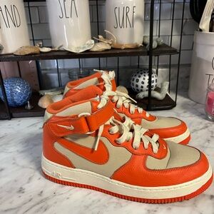 Nike Air Force 1 ‘07 LX in team gold/safety orange size 8.5 men’s